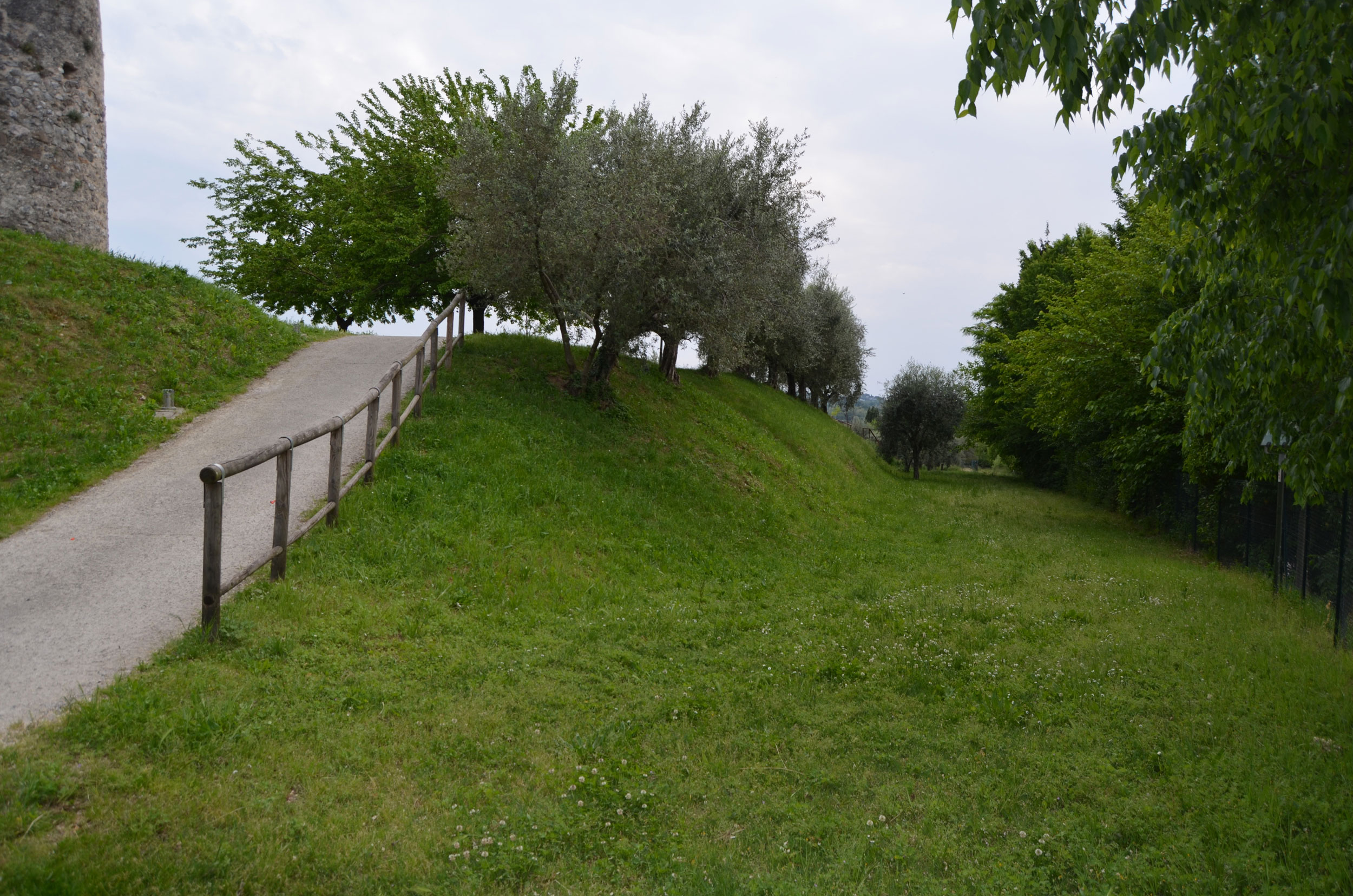 uliveto, castello di Moniga del garda